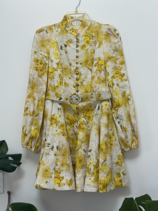 Zimmermann Dresses & Skirts - Zimmermann Linen Floral Mini